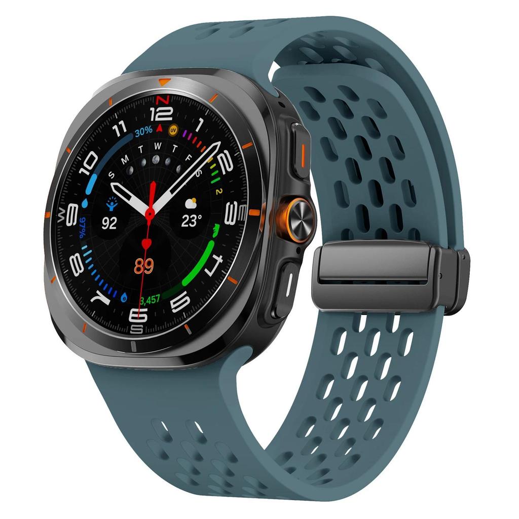 Strap for Samsung Galaxy Watch Ultra 47mm Accessories Breathable Silicone Magnetic Bracelet Correa Galax Y Watch 7 8 Ultra Band