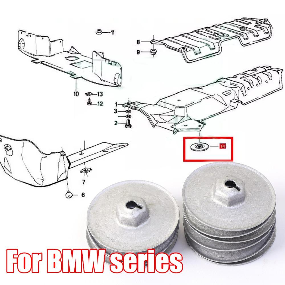 Heat Shield Retainer Nut 07146949380 for BMW Ford Transmission Underbody Floor Pan Insulation Plate Clip Washer Repair Car Parts