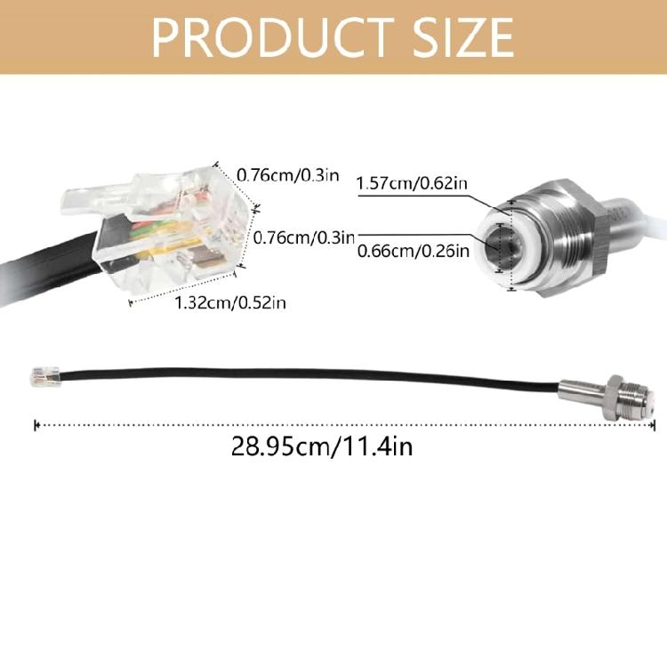 243222 Edelstahl Drucksensor-Wandler Ersatz für 390 395 490 495 595 695 795 1095 1595 3400 Sprühgerät