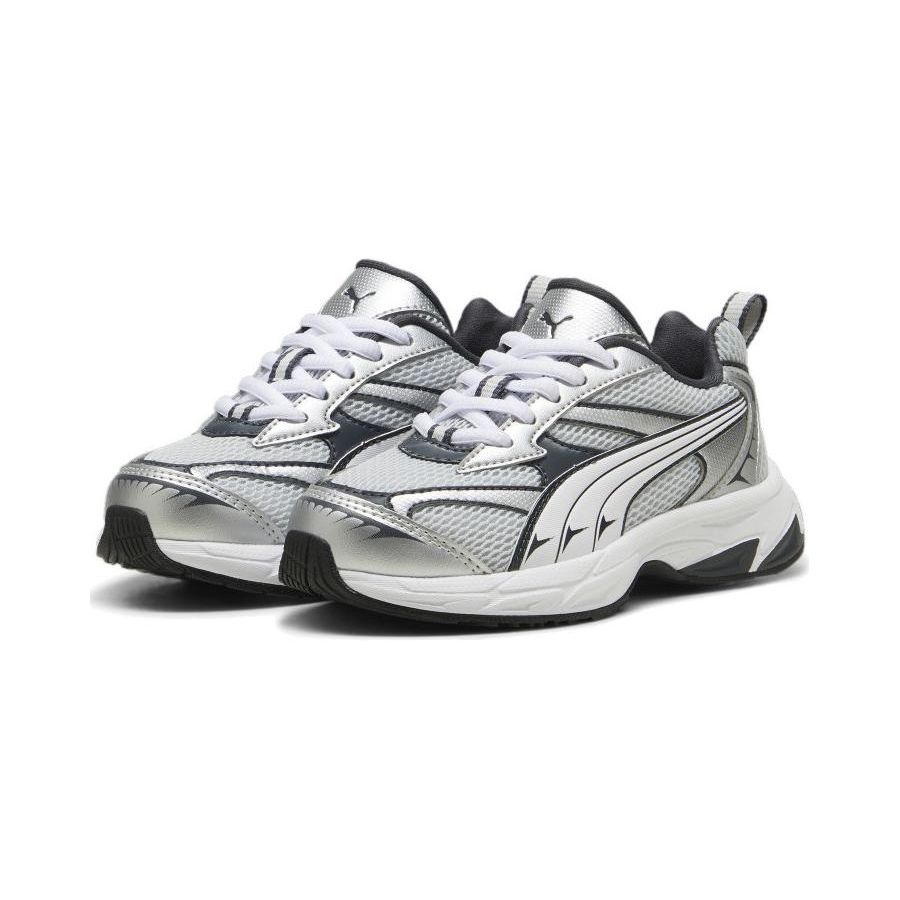 Puma Morphic PS Kids Casual Shoes Kids Shoes Gray Black 393793-06