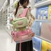 Schoolbag Japanese Ins College Style School Bag Colour Student Backpack Dopamine Cute Elementary School Student Large Capacity Backpack