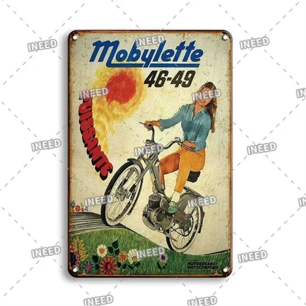 Retro Motorcycle Metal Tin Signs for Garage Home Wall Decor