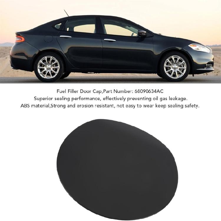 68090634AC Reliable Long Lasting Plastic Antileak External Fuel Door Gas Cover Lid Secure Fit UV Resistant Replacement