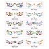 5Pcs Soccer Face Stickers for World Mug, Football Fan Temporary Tattoos, Waterproof Cheering Body Art Decals for Game Day