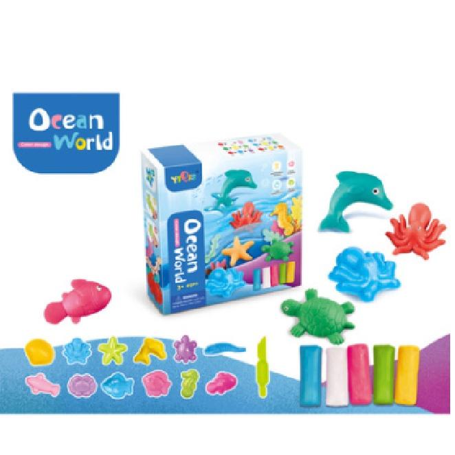 

12 шт., набор инструментов для теста, сделай сам, пластилиновая форма, аксессуары из глины, пластиковый набор, резаки, формы для детей Ocean