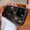 Luxury Bling Rhinestone Diamond Clear Case For iPhone 17 16 Pro Max 15 14 13 Shockproof Protection Bumper Hard Acrylic Cover