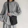 Warrior Stylish Casual Portable Nylon Crossbody Bag Unisex Bags Black H35B03U5106201