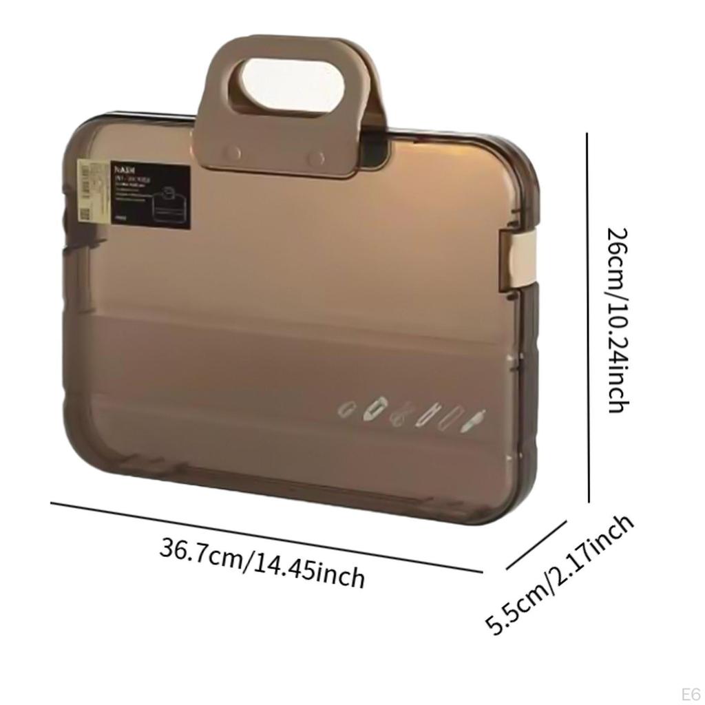A4 File Storage Box for Office Use with Snaps Documents And Drawings
