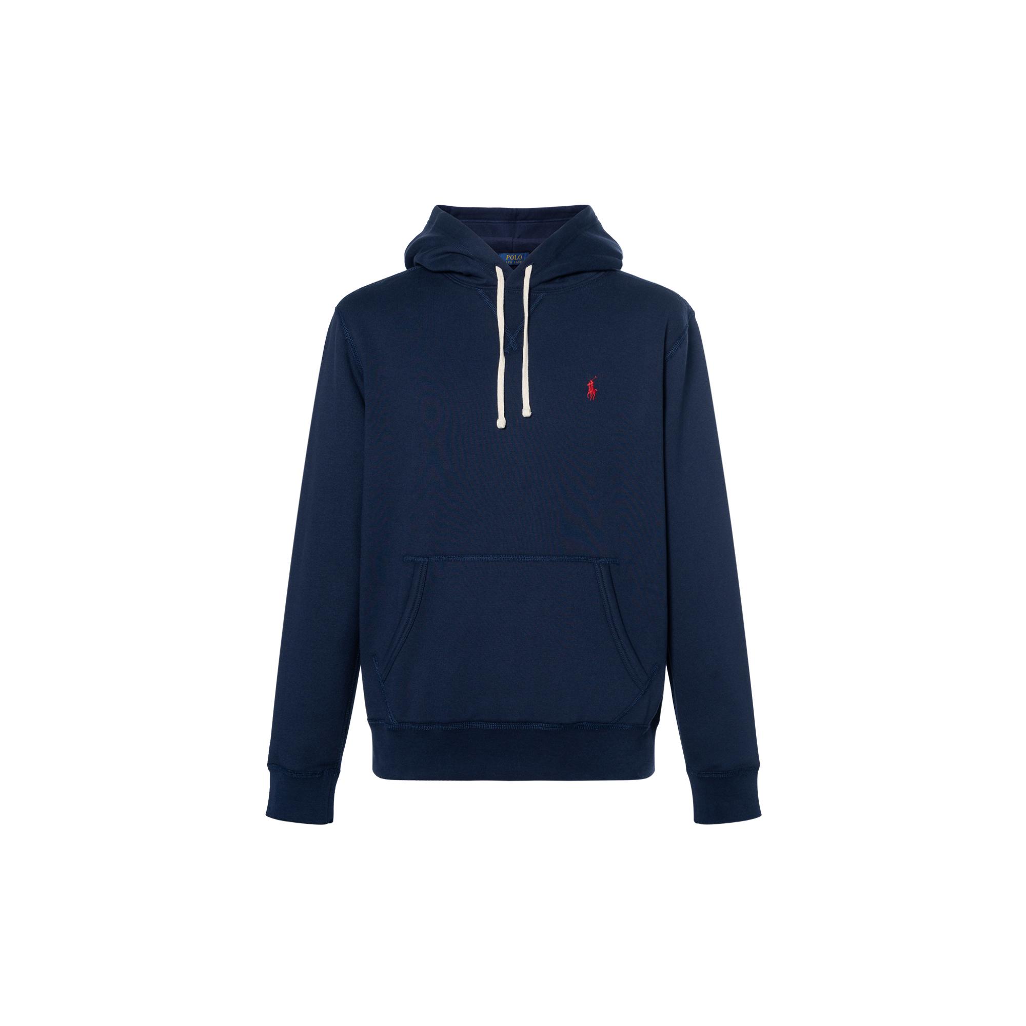 

Polo Ralph Lauren с длинным рукавом RL флисовая толстовка с капюшоном круиз темно-синий мужской уличный стиль 710766778007 S