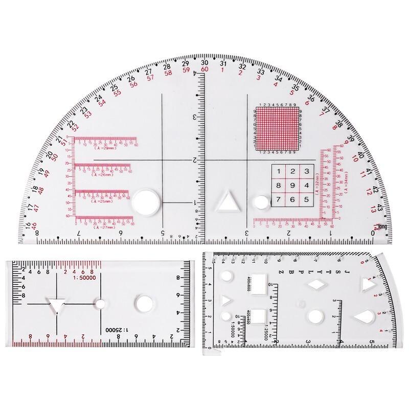 Zhan Kai 2020 Artillery Command & Surveying Ruler Set