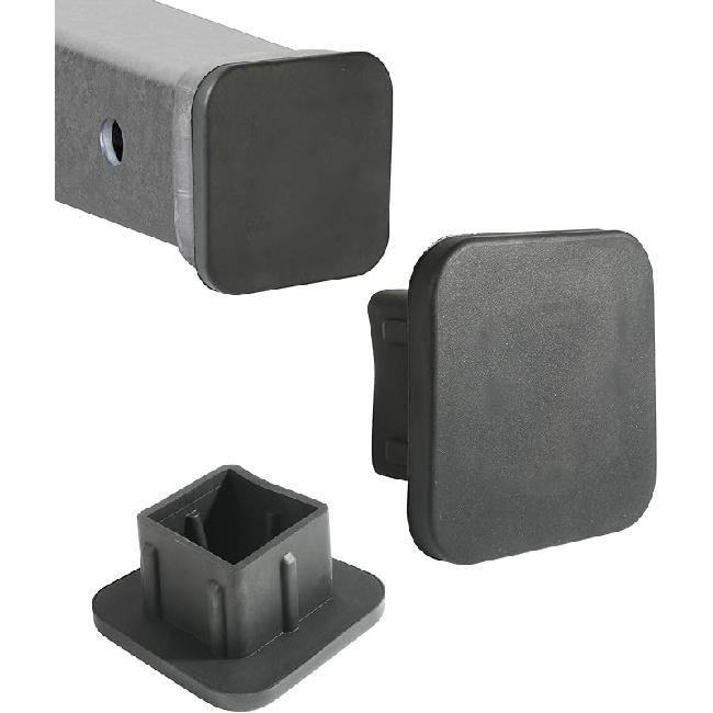 Hitch Cover,Car Accessories Trailer Hitch Covers,Tow Hitch Covers,2 Inch Receiver Hitch Cover,Rubber Heavy Duty Trailer Hitch Tube Cover чёрный