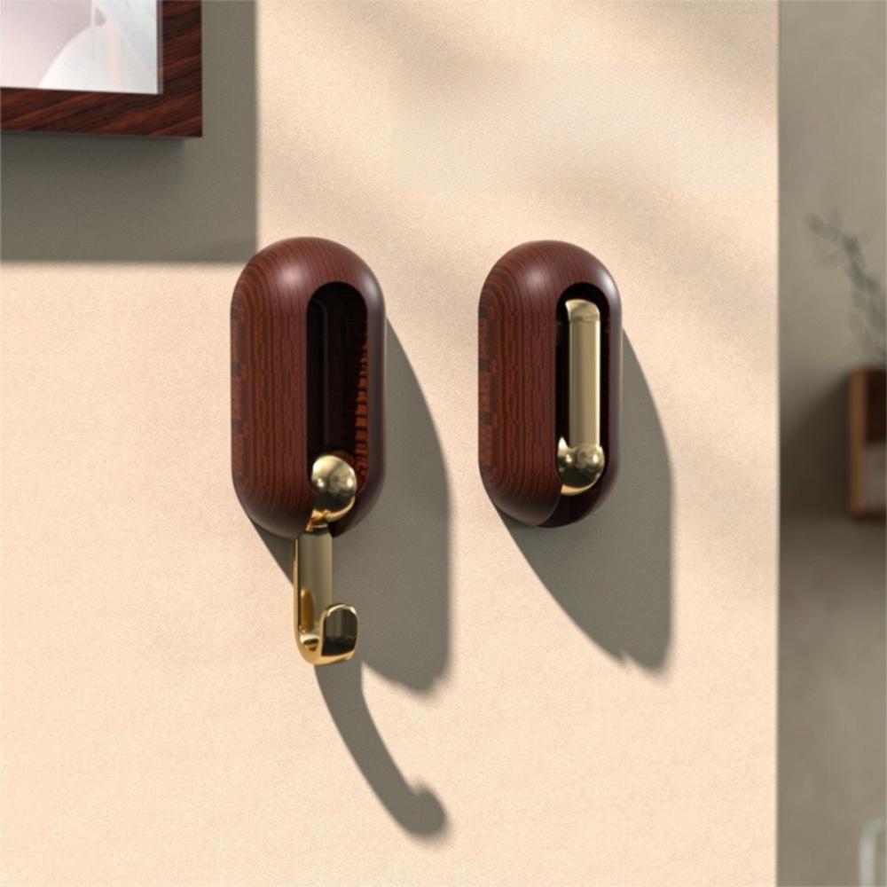 4pcs Non-Perforated Load-Bearing Hook Wall Mounted Non-Marking Hook  Home Organization