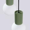 Lampa Wisząca Halo 3 G9 Zielony Oliwkowy Alu Sollux Sl.1725