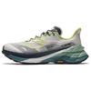 Cushioning, Wear Resistant Low Top Running Shoes Men's Gray Yellow 112425533S-2