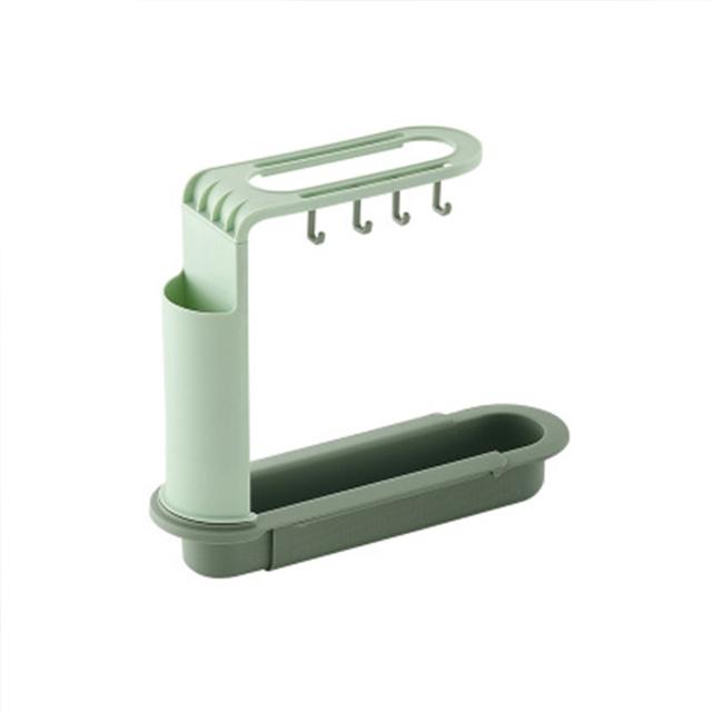 Kitchen Telescopic Sink Rack Adjustable Sink Drain Rack Kitchen Sponge Storage Drain Rack Soap Gadget Accessories