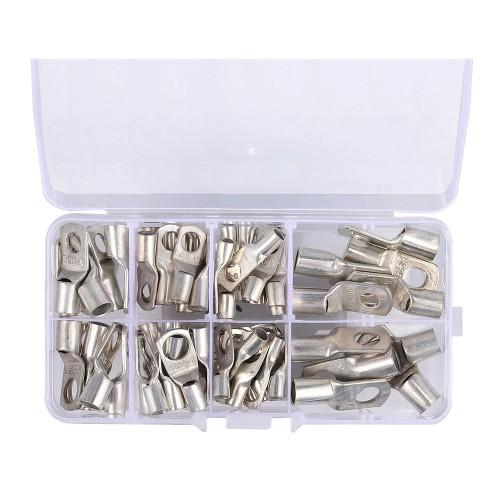 AW Tools Copper Ring Terminal Wire Connector Set (Pack of 65)