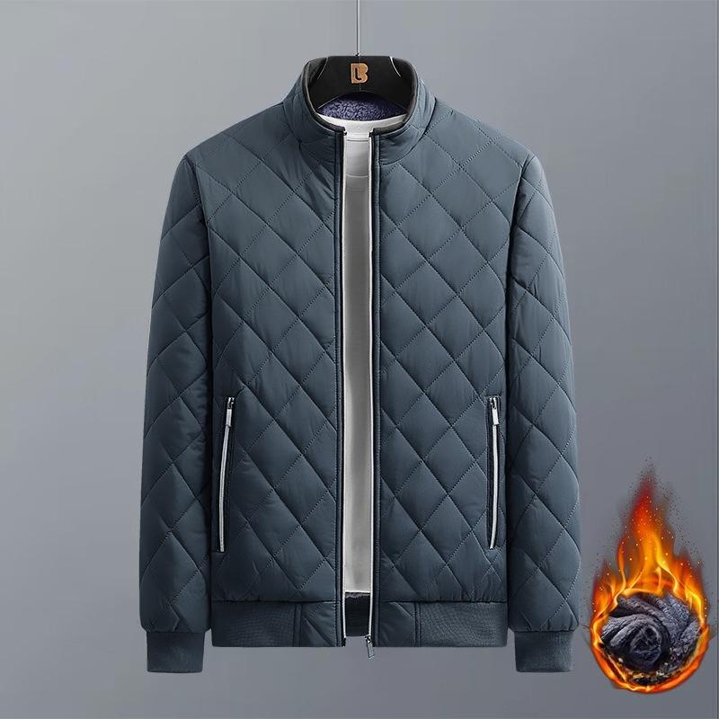 Men's Thick Warm Bomber Jacket Coats Autumn Winter Fleece Lined Casual Jacket for Men Slim Fit Winter Clothing Parkas 5XL