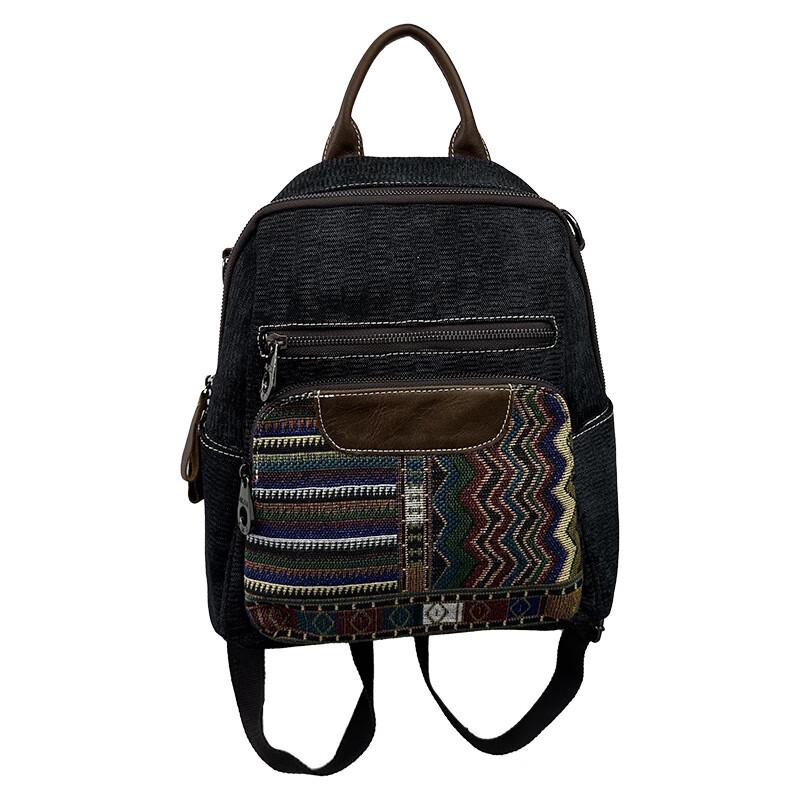 Крутой рюкзак Cool Walker XDLM из ткани с этнической вышивкой One Size