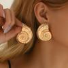 Alloy Conch Earrings Wholesale European and American Ocean Wind Earrings Women's Fashion Retro Geometric Thread Exaggerated Earrings