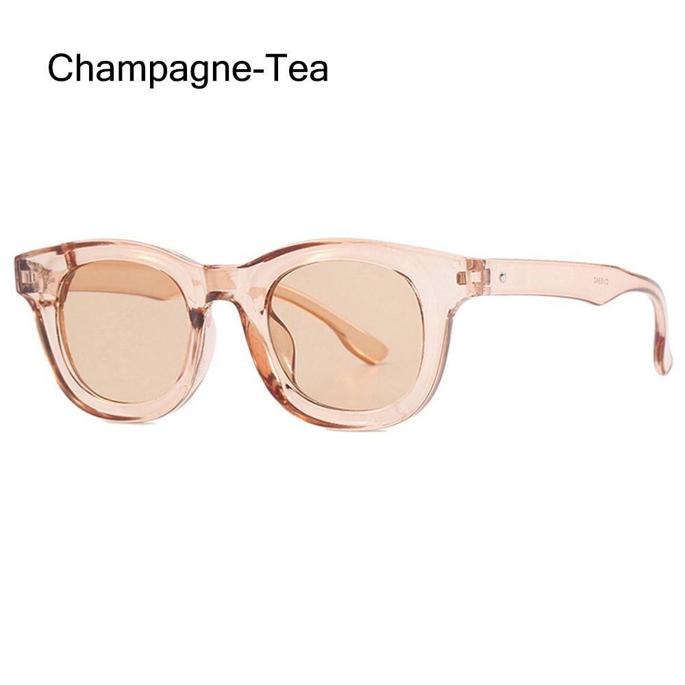 UV400 Jelly Green Sun Glasses Colorful Punk Shades Fashion INS Style Eyeglasses  for Women & Men