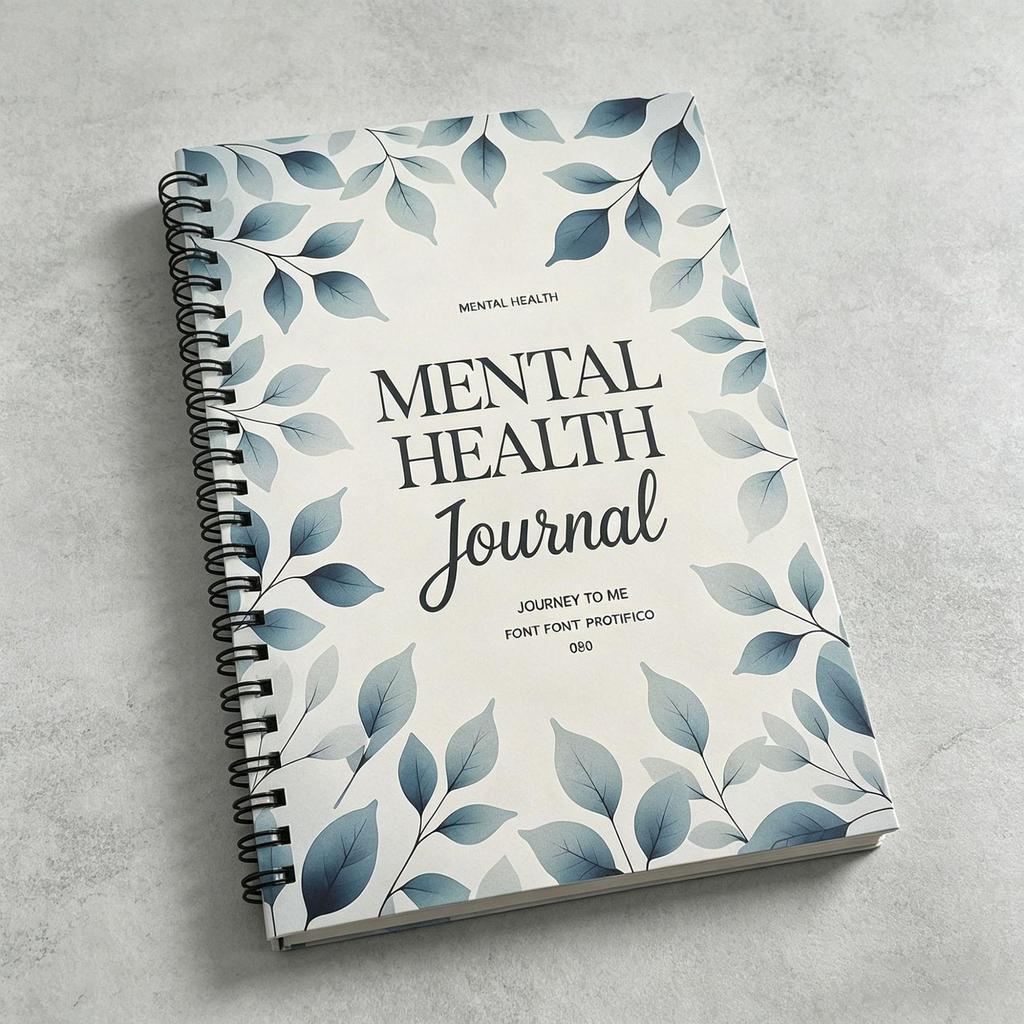 A5 Spiral Mental Health Journal Notebook