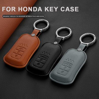 Kožené pouzdro na klíče od auta pro Honda Honda Accord Civic 10. generace Cr-V Hr-V Insight Odyssey Pilot Ridgeline Jazz Jade Fit Freed City