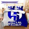 Al-Hilal Saudi FC Pattern Bedding,Quilt Set Quilt Cover Pillowcase Home Birthday Gift(1 * duvet cover + 2 * pillowcase, without core)