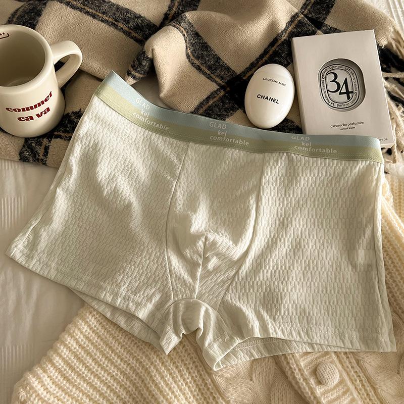 Men's Spring and Summer A Class Baby Cotton Cotton Anti Bacterial Flat Angle Underwear