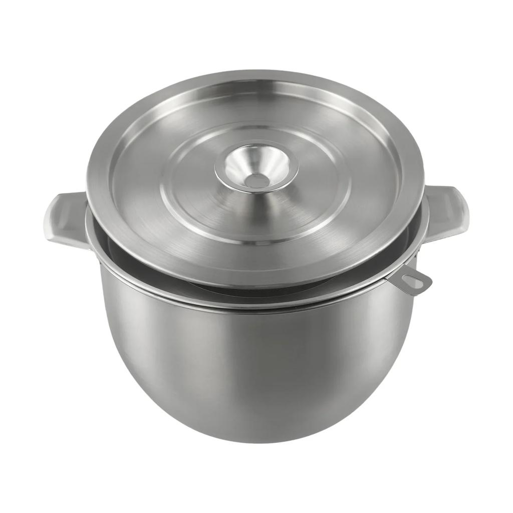 Stainless Steel Household Soup Oil Filter Pot Lard Strainer Tank Container Storage Can With Lid Kitchen Tools 2.8L/3.8L/5.2L