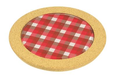 Pearl Metal Funtu Cook Round Trivet 15cm Red HB-3478