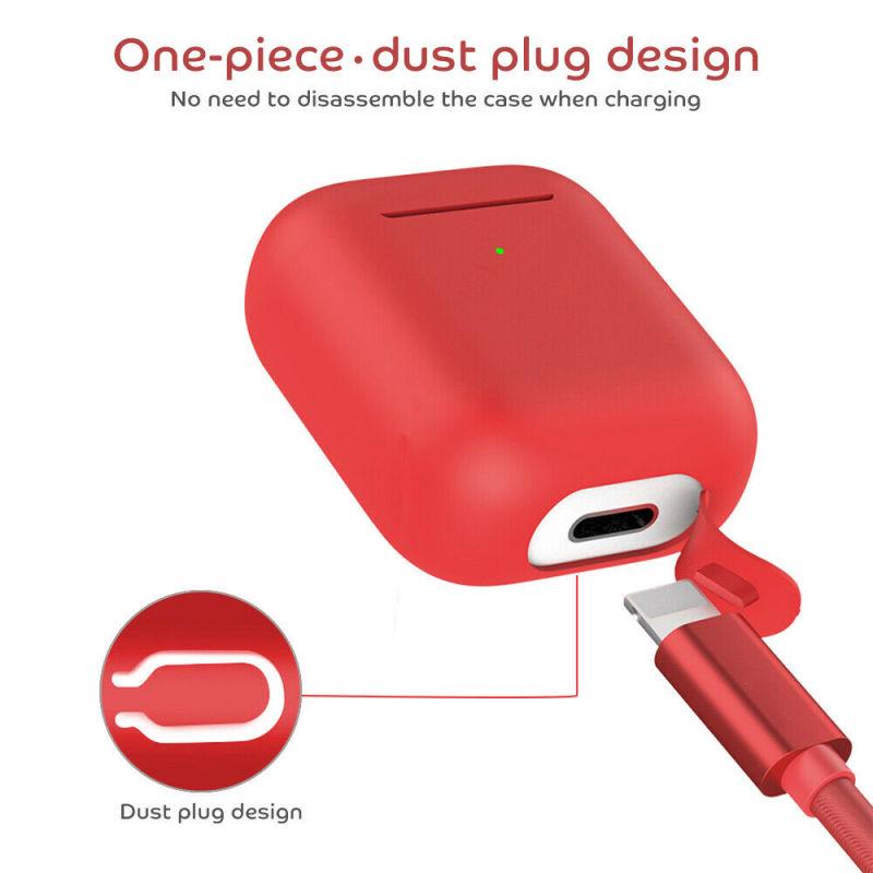 3 Pcs/set For Apple AirPods 2 Wireless Charger Protective Silicone Case Cover Accessories