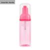60ml Portable Foaming Face Wash Bottle - Refillable Press-Type Facial Cleanser Mousse Container