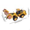 1/50 Grab Excavator Construction Vehicle Toy Engineering Digger Model for Toddlers