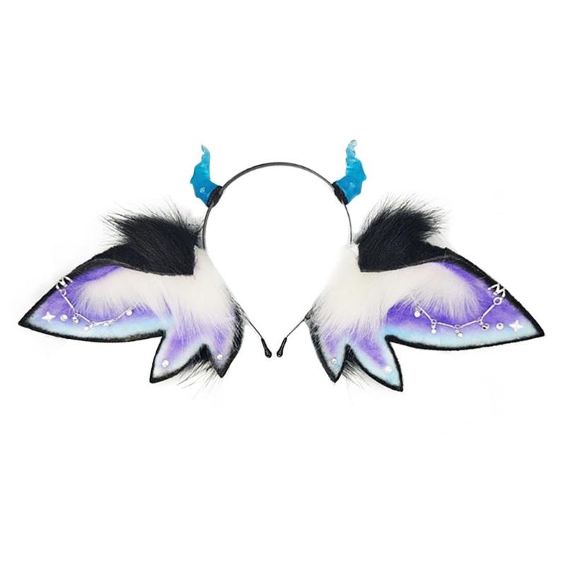 

Cosplay Animal Ears Headband for Halloween Party and Role Playing Event Fashion Hair Accesories with Adjustable Fit 1