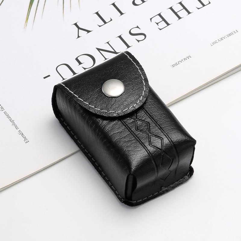 Braunes PU-Leder Faltbares Brillenetui - Lesebrillenbox