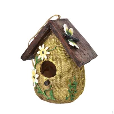 Bird Refuge for Outdoor Resin Pendant In The Garden