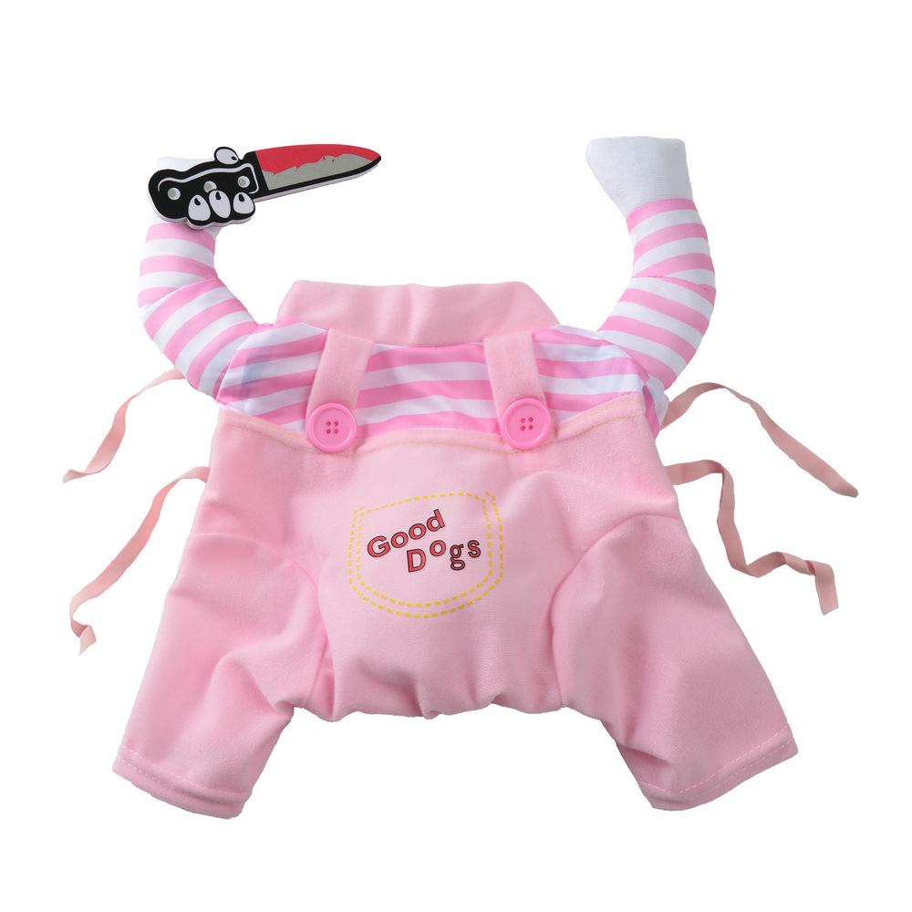 Katzenkillerpuppe Halloween-Kostüm - Lustiges Cosplay für Haustiere