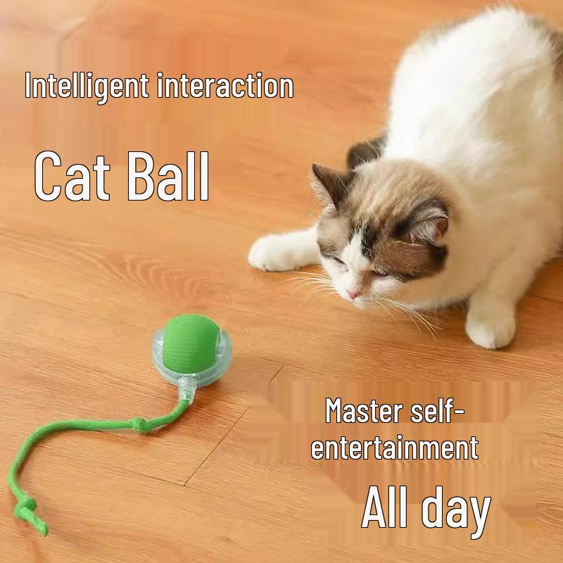 Smart Cat Dodging Ball: Automatic Electric Toy for Self-Entertaining and Decompression