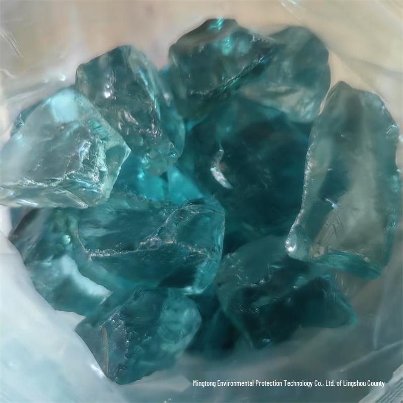 Multicolored Transparent Glass Rocks for Landscaping & Fish Tanks