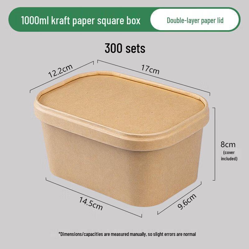 Disposable Kraft Paper Food Container