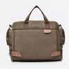Men's Briefcase Canvas Large Capacity Men's Business Handbag Fashionable Shoulder Big Bag Casual Crossbody Bag Travel Handbag