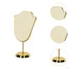 Jewelry Display Bust Stand Organizer Photo Prop Metal Base Necklace Storage Shop