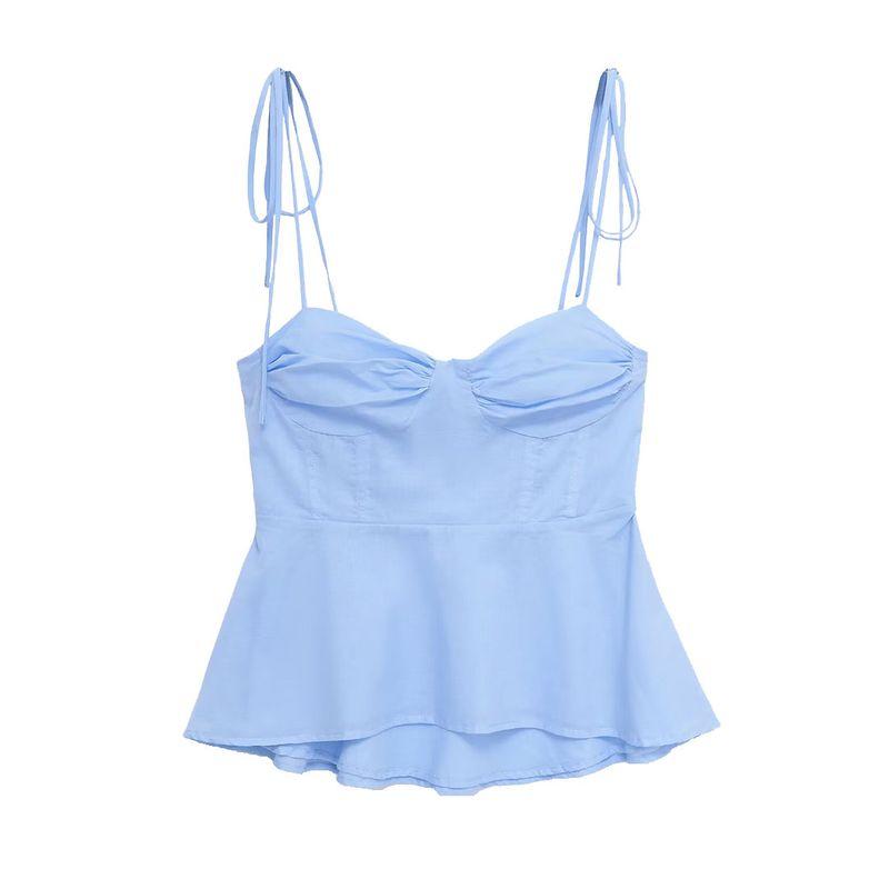 Kaslead New Women Clothes Western Style Fashion Simple Small Top Bustier 8155920
