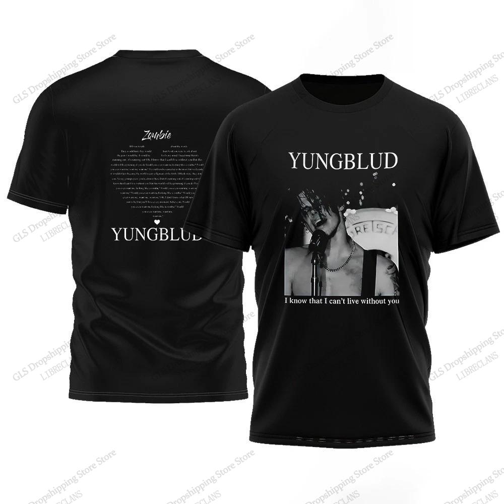 New Vintage Rock Band Yungblud World Tour 3d Print Tshirt Unisex Unisex Fashion Plus Size Tops Tee Harajuku Short Sleeve Tshirt Boy