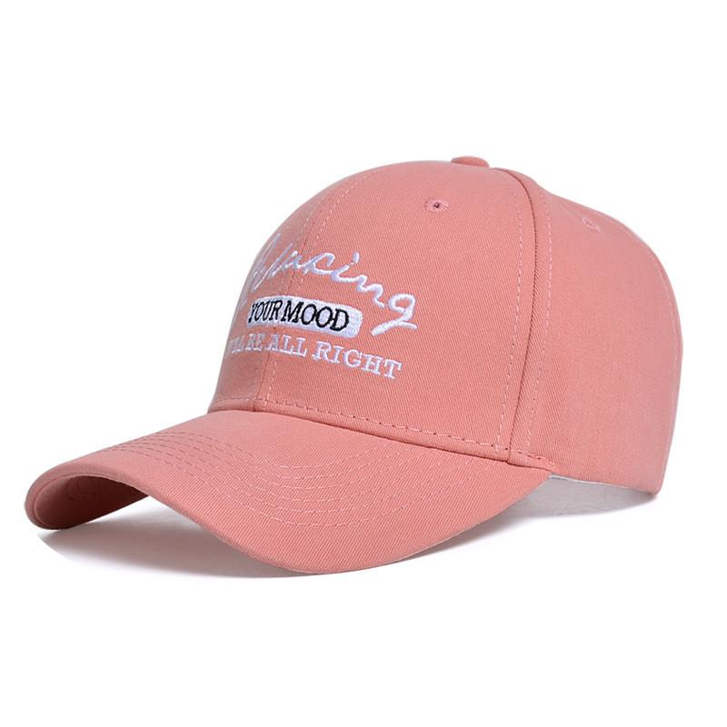 Embroidered English Baseball Cap With Sun Protection For Casual Outdoor Wear