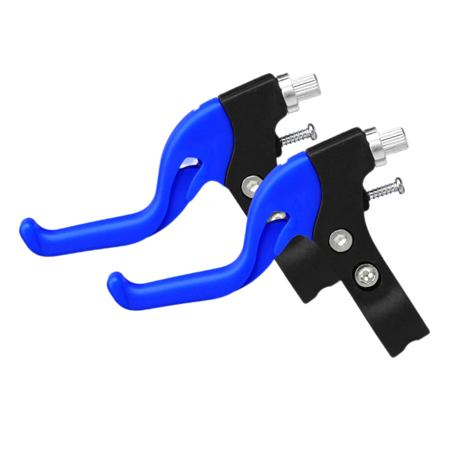 

Childrens Bike Handlebars Brake Levers Brake Handle Kids Bicycles Brake Levers Hand Brake Cycling Brake Level Handle синий