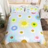 Daisy Duvet Cover Botanical Floral Bedding Set Microfiber Natural Blossom Flower Pattern Comforter Cover King For Boys Girl Room