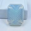 Lab-Created White Opal Loose Gemstone 68.35 ct Emerald Cut October Birthstone for Gem Collections