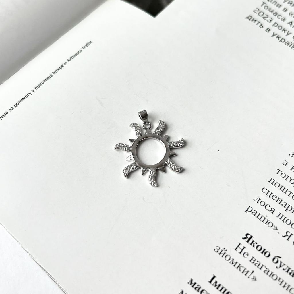 Silver Pendant with Cubic Zirkonia (2136385)