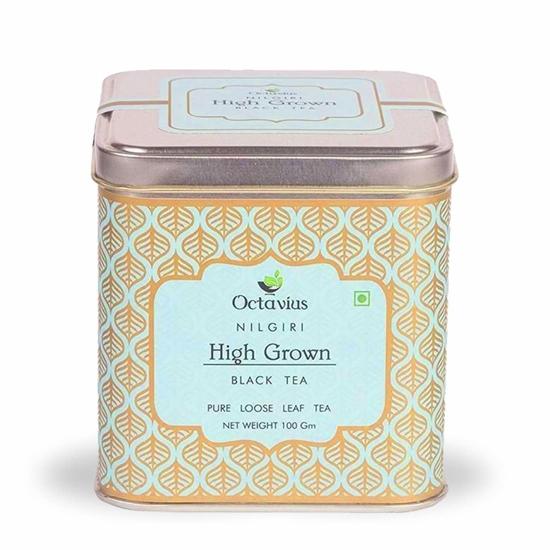Octavius Nilgiri High Grown Whole Leaf South Indian Orthodox Black Tea | Medium-Bodied Smooth Mellow Taste| 100 Grams (50 Cups)